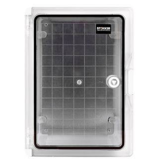 Корпус пластиковый ЩМПп STEKKER EBX60-6/05-65 IP65 c прозрачной дверью (350*250*150) пластик, серия ArcaWP65+, 50720