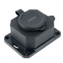 Розетка переносная 1-местная c/з STEKKER, RST16-1-44, 250В, 16А, IP44, черный, 50804 Розетка переносная 1-местная c/з STEKKER, RST16-1-44, 250В, 16А, IP44, черный, 50804