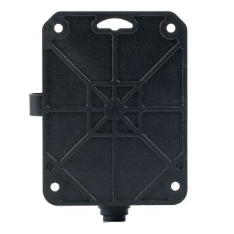 Розетка переносная 1-местная c/з STEKKER, RST16-1-44, 250В, 16А, IP44, черный, 50804