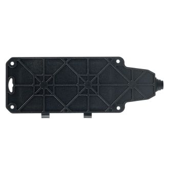 Розетка переносная 2-местная c/з STEKKER, RST16-2-44, 250В, 16А, IP44, черный, 50805