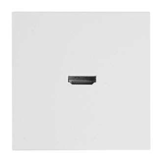 Розетка HDMI 2.0 Type A (механизм), STEKKER серия Мия, RST00-3118-01, белая магнолия, 50827
