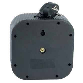 Удлинитель 4-местный с/з, 3x1,5мм2, 3м, 230В, 16А, 2USB+1С, 2,4А, черный, STEKKER HM16-4-03-USB, 50836