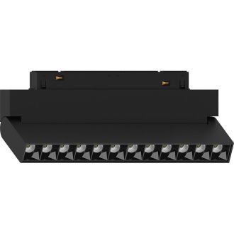Светильник светодиодный Feron MGN301 трековый низковольтный 12W, 1080 Lm, 2700К, 30 градусов, черный серия LensFold, 51015