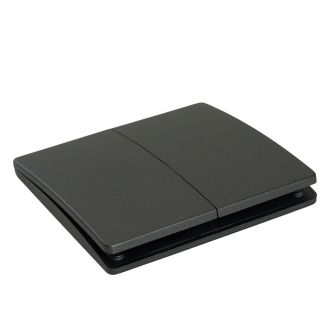 Выключатель беспроводной FERON TM92 SMART, 7мВт, IP65, двухклавишный, графит, 51024