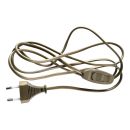 Сетевой шнур с выключателем, 230V 1,9м золото, KF-HK-1-2, Feron, 51039 Сетевой шнур с выключателем, 230V 1,9м золото, KF-HK-1-2, Feron, 51039