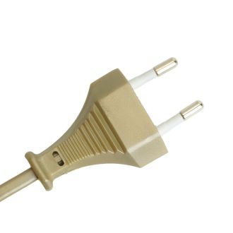 Сетевой шнур с выключателем, 230V 1,9м золото, KF-HK-1-2, Feron, 51039
