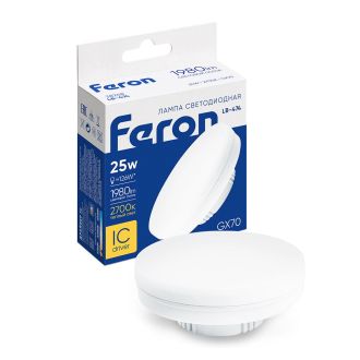 Лампа светодиодная диммируемая Feron LB-457 GX53 15W 230V 4000K, 51068