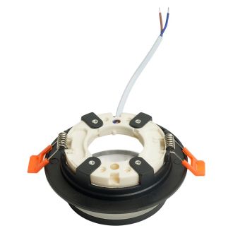 Светильник встраиваемый Feron DL500 потолочный GX53 черный круг, 51086
