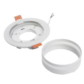 Светильник встраиваемый Feron DL502 LUNA потолочный GX53 белый круг, 51089