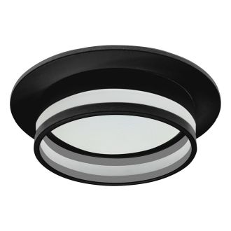Светильник встраиваемый Feron DL502 LUNA потолочный GX53 черный круг, 51090