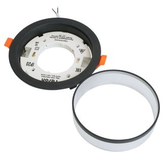 Светильник встраиваемый Feron DL700 потолочный GX70 черный круг, 51094