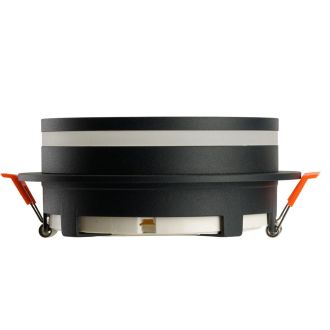 Светильник встраиваемый Feron DL702 LUNA потолочный GX70 черный круг, 51098
