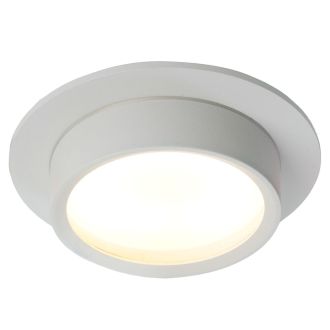 Светильник встраиваемый Feron DL504 потолочный GX53 белый круг IP44, 51101