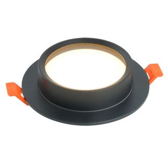 Светильник встраиваемый Feron DL504 потолочный GX53 черный круг IP44, 51102