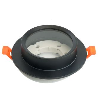 Светильник встраиваемый Feron DL504 потолочный GX53 черный круг IP44, 51102