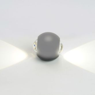 Светодиодный светильник стационарный Feron AL51 MINI 2*1W 4000K серый, 51132