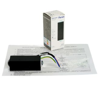 Светодиодный светильник стационарный Feron AL52 MINI 2*1W 3000K черный, 51136
