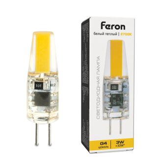 Лампа светодиодная Feron LB-423 G4 3W 230V 2700K, 51167