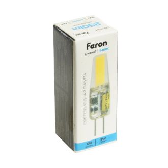 Лампа светодиодная Feron LB-424 G4 3W 12V 6400K, 51172