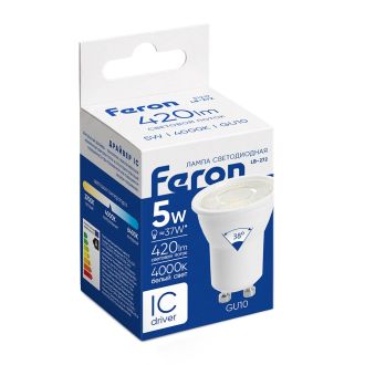 Лампа светодиодная Feron LB-272 MR11 GU10 5W 175-265V 4000K, 51219