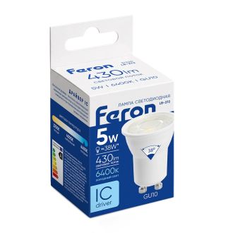 Лампа светодиодная Feron LB-272 MR11 GU10 5W 175-265V 6400K, 51220