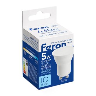 Лампа светодиодная Feron LB-272 MR11 GU10 5W 175-265V 6400K, 51223