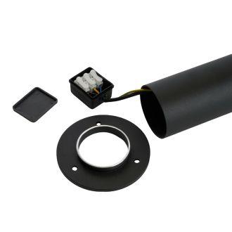 Светильник садово-парковый Feron DH1105, 15W, GU10,230V, черный (столб), 51231