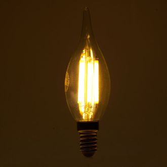 Лампа светодиодная Feron.PRO LB-1218 Свеча на ветру E14 1280LM 8W 175-265V 2700K, 51265