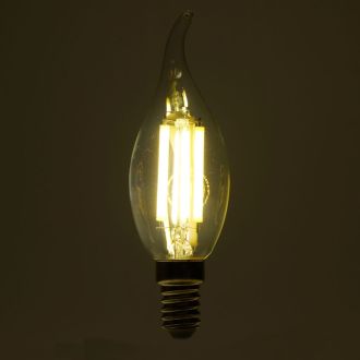 Лампа светодиодная Feron.PRO LB-1218 Свеча на ветру E14 1300LM 8W 175-265V 4000K, 51266