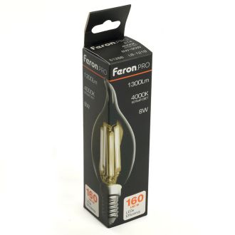 Лампа светодиодная Feron.PRO LB-1218 Свеча на ветру E14 1300LM 8W 175-265V 4000K, 51266