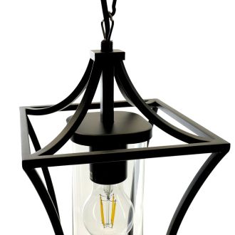 Светильник садово-парковый Feron PL735 на цепочке 60W E27 230V, черный, 51271