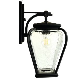 Светильник садово-парковый Feron PL741 на стену вниз 60W E27 230V, черный, 51274
