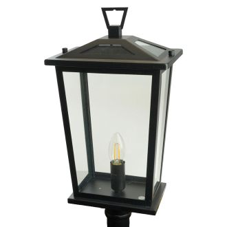 Светильник садово-парковый Feron PL756 столб 60W E14 230V, черный, 51282