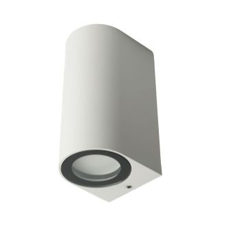 Светильник садово-парковый Feron DH023, на стену, GU10 MR11 230V, белый, 51310