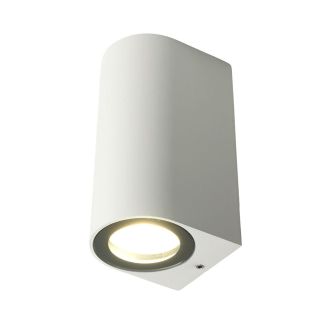 Светильник садово-парковый Feron DH023, на стену, GU10 MR11 230V, белый, 51310