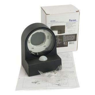 Светильник садово-парковый Feron DH1202, с датчиком освещенности/движения (на стену), GX53, 51327