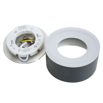 Светильник потолочный Feron HL456 12W, 230V, GX53, черный, 51345