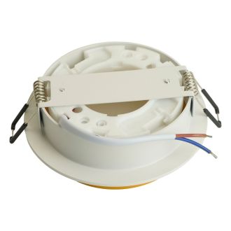 Светильник встраиваемый Feron DL507 потолочный GX53 белый + золото круг, 51354