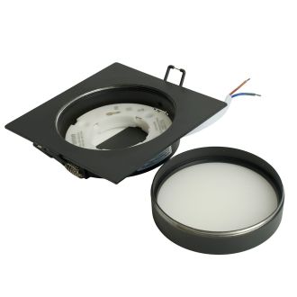 Светильник встраиваемый Feron DL506 потолочный GX53 черный круг, 51357