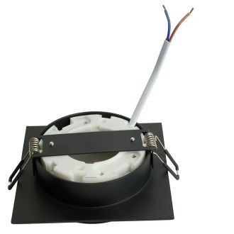 Светильник встраиваемый Feron DL506 потолочный GX53 черный круг, 51357