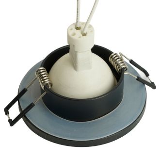 Светильник встраиваемый Feron DL3114 потолочный MR16 G5.3 черный IP44, 51367