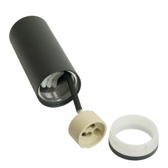 Светильник потолочный Feron ML100 Barrel LUNA MR11 GU10 35W 230V, черный, 51369