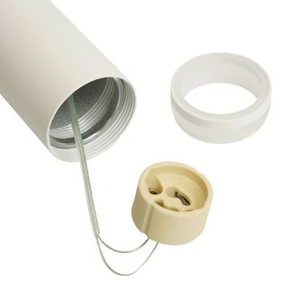 Светильник потолочный Feron ML1008 Barrel LUNA levitation на подвесе MR11 35W 230V, белый 40*250, 51376