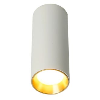 Светильник потолочный Feron ML101 Barrel MR11 GU10 35W 230V, белый + золото, 51378