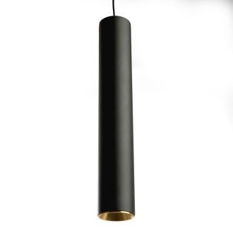 Светильник потолочный Feron ML1018 Barrel levitation на подвесе MR11 35W 230V, черный + золото 40*250, 51387