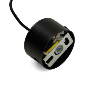 Светильник потолочный Feron ML1018 Barrel levitation на подвесе MR11 35W 230V, черный + золото 40*250, 51387