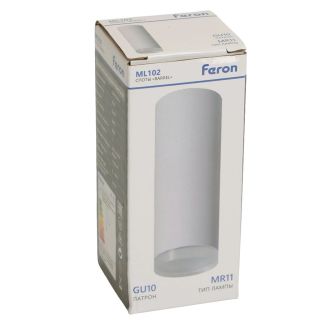 Светильник потолочный Feron ML102 Barrel MR11 GU10 35W 230V, белый, 51389
