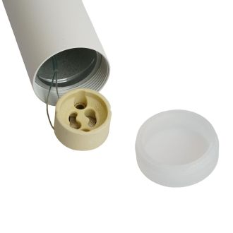 Светильник потолочный Feron ML1028 Barrel levitation на подвесе MR11 35W 230V, белый 40*250, 51396