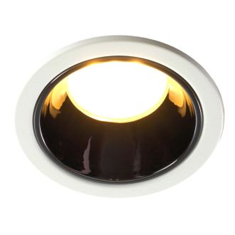 Светильник встраиваемый Feron DL3102 потолочный MR16 G5.3 белый + черный хром, 51399