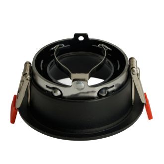 Светильник встраиваемый Feron DL3102 потолочный MR16 G5.3 черный + черный хром, 51402